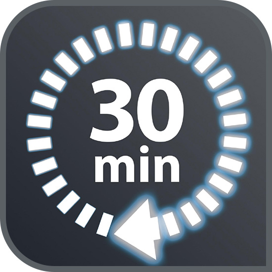 AUTONOMIE DE PÂNĂ LA 30 MIN