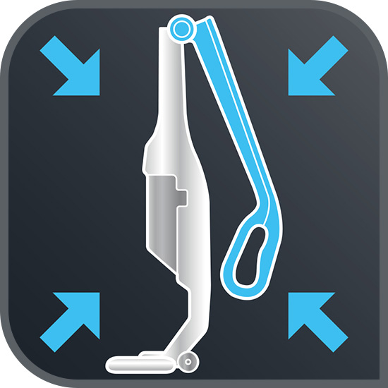 Mâner pliabil pentru depozitare ușoară