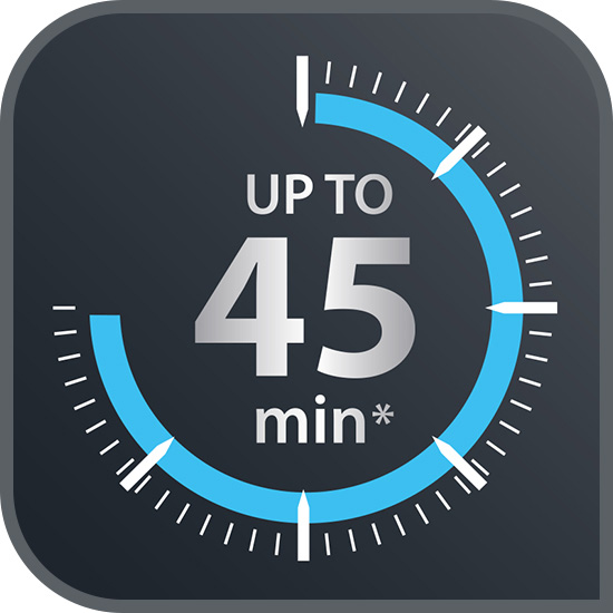 Eficient chiar și pentru sesiunile de curățat prelungite