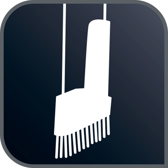 Perie încorporată Easy Brush