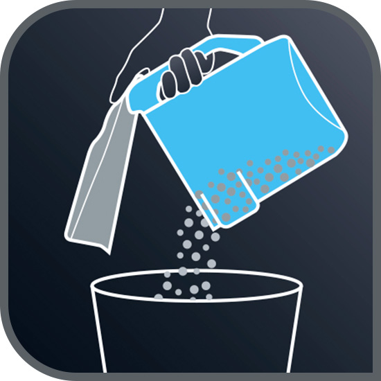 Recipient ușor de curățat